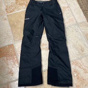 PATAGONIA h2no waterproof black ski snow pants SZ S